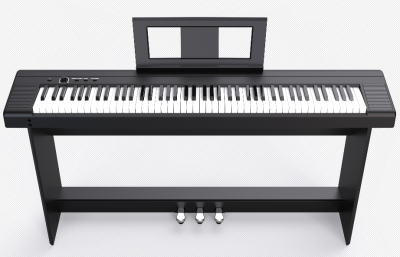 नई 88-कुंजी गैर पर्ची कीबोर्ड की ताकत ऊर्ध्वाधर इलेक्ट्रॉनिक डिजिटल लकड़ी अनाज काले पियानो